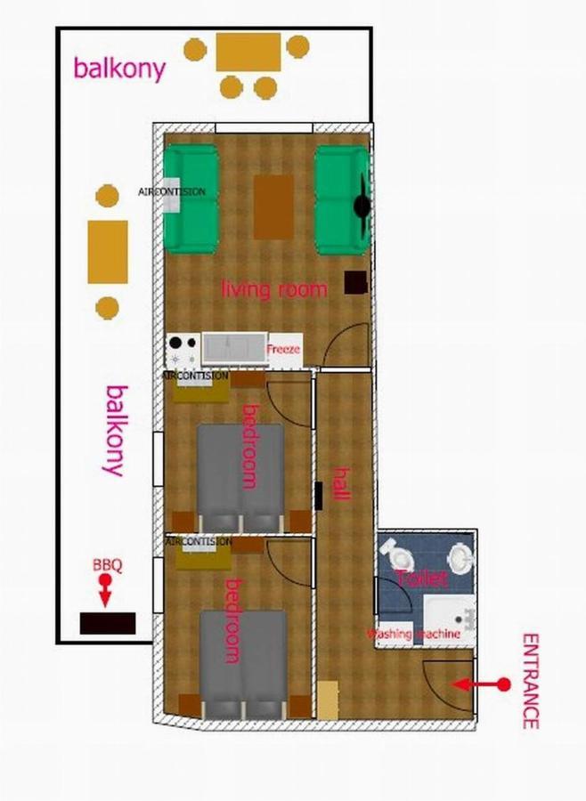 Nea Peramos Apartment Up To 8 Person Екстериор снимка